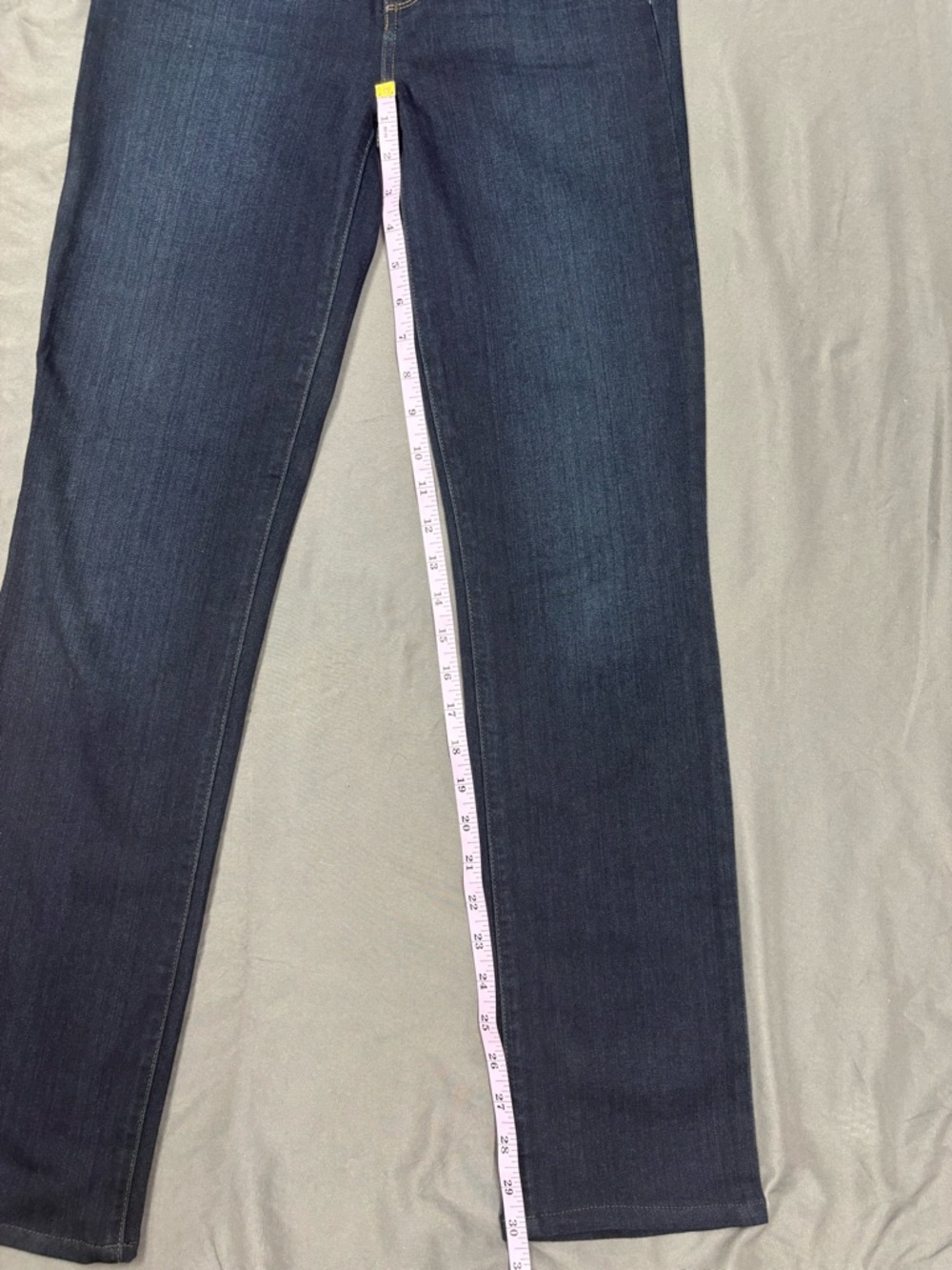 PAIGE Women's Dark Hoxtom Straight Leg Jeans - Picture 5 of 10